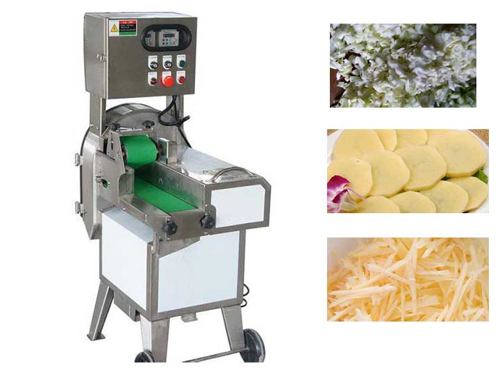 Máquina comercial de corte de vegetais para restaurante