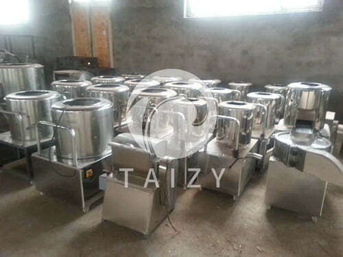 Fried Food Production Line With Frying, Dehydrator,De-Oiling Machine 5 Dewater deoil 3 2