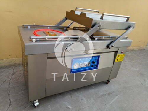 Double chamber vacuum packaging 4 3