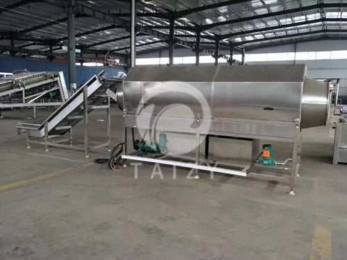 Roller Cleaning Peeling Machine 3 Roller cleaning machine