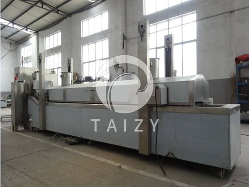 Mesh conveyer frying machine 3 2