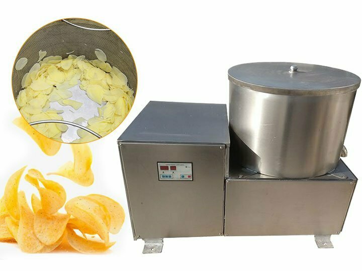 Chips de-oiling machine