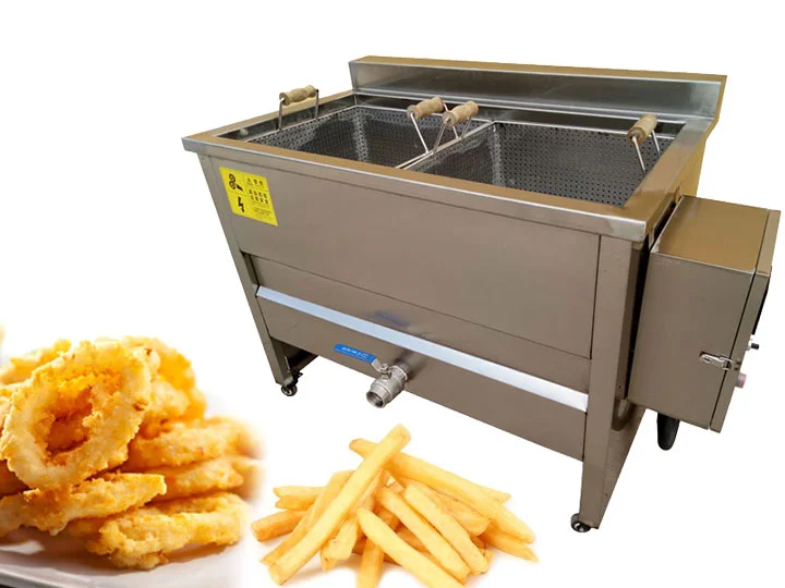 Commercial batch frying machine