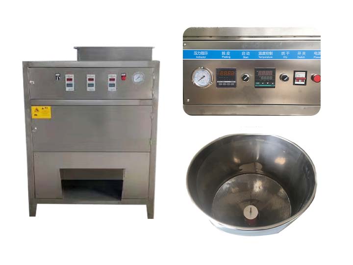 Stainless Steel Full Automatic Onion Peeler Machine 2 Commercial onion peeler machine details