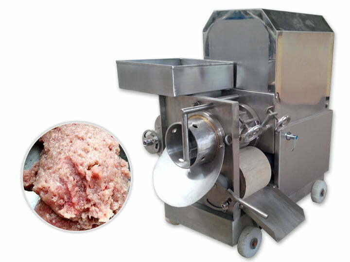 A fish doboner machine can seperate fish meat and bone