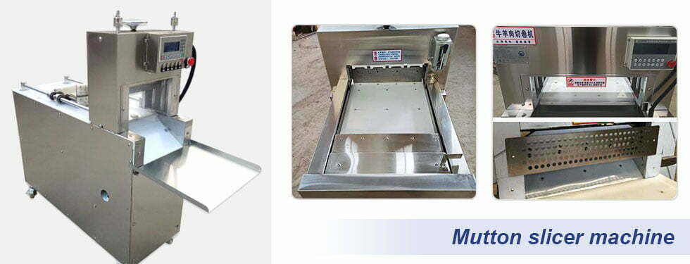 frozen meat mutton slicer machine details