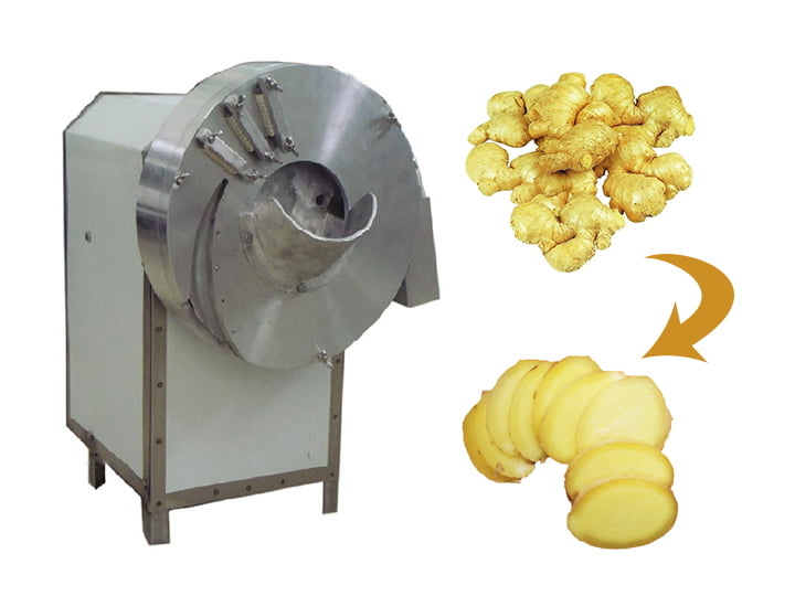 Ginger slicing cutting machine