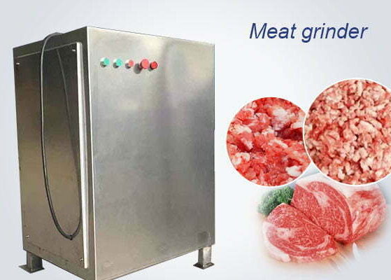 Industrial meat grinding machine