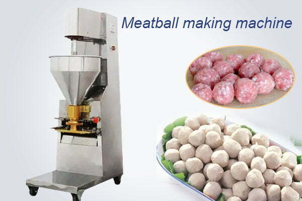 Commercial meatball making machine