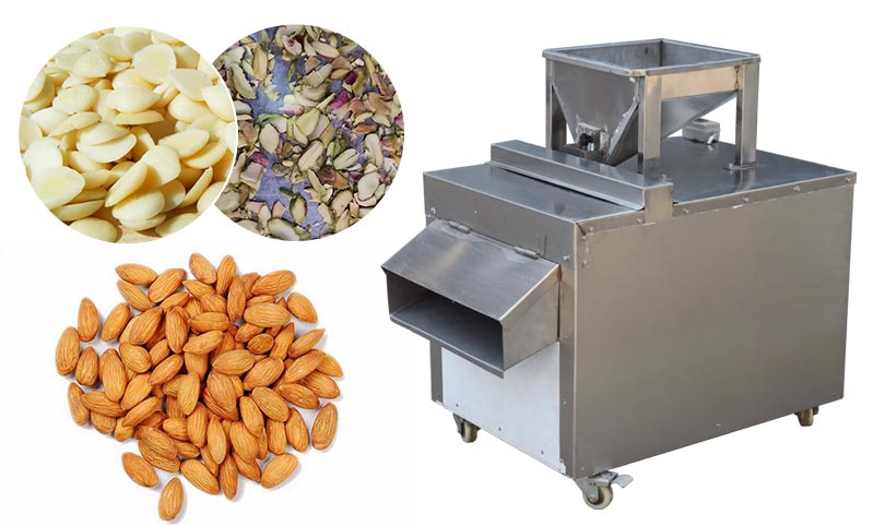 Almond slicer machine