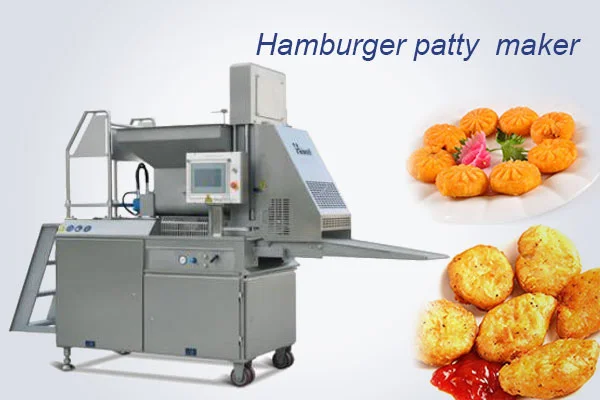 Commercial hamburger patty maker