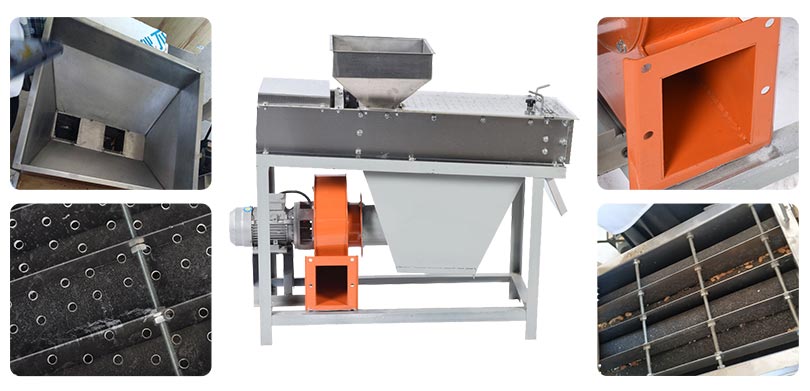 commercial peanut peeling machine structure