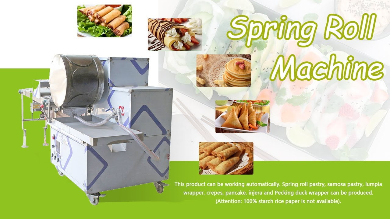 Automatic spring roll machine / spring roll maker