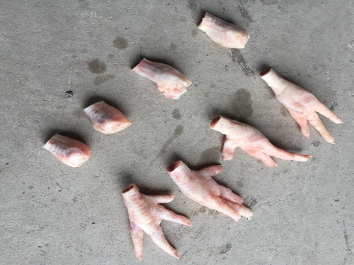 chicken feet processing