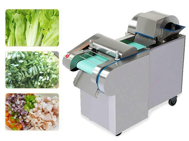 Máquina de corte de vegetais de folhas verdes