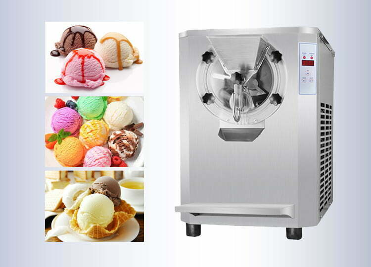 25-28L/H Commercial Gelato Ice Cream Machine 3 Flavor Italian Gelato Maker  Machine