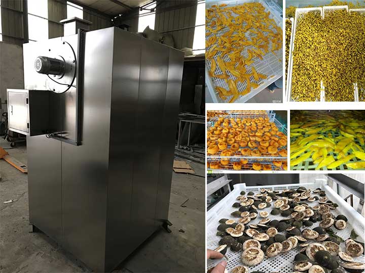 Industrial hot air food drying machine