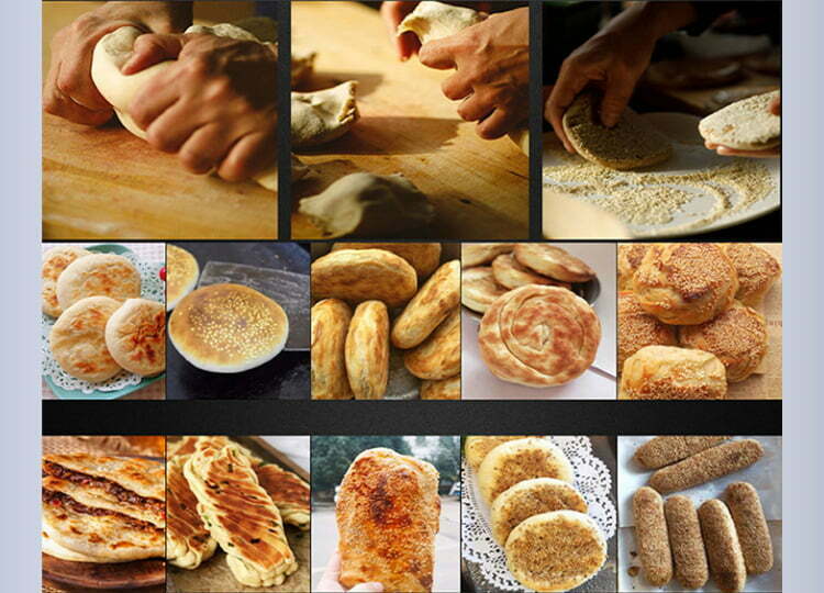 Small Rotating Pita Bread Oven | Naan Bread Oven 8 Pita breads