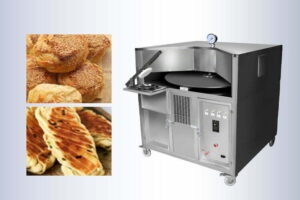 Forno giratório pequeno para pão pita