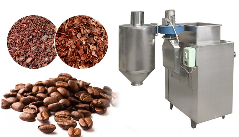 Machine à éplucher les fèves de cacao