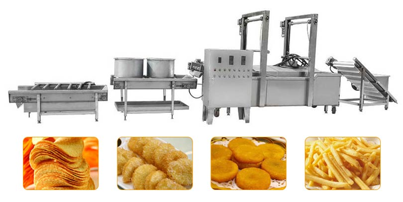 machine de transformation des aliments frits