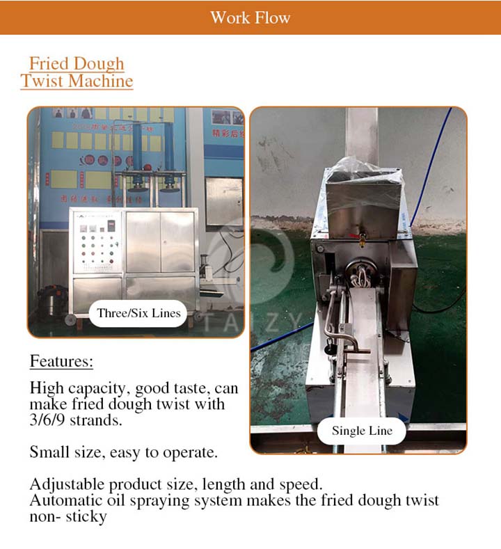Fried dough twist machine 12