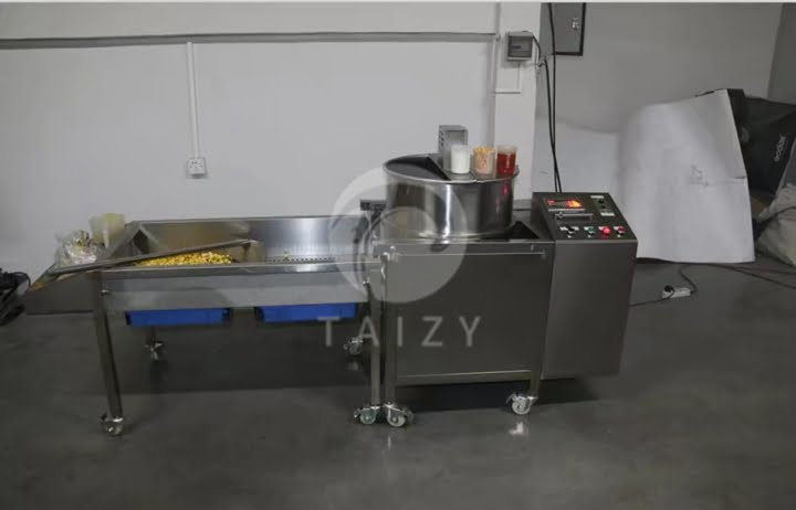 industrial popcorn making machinery factory