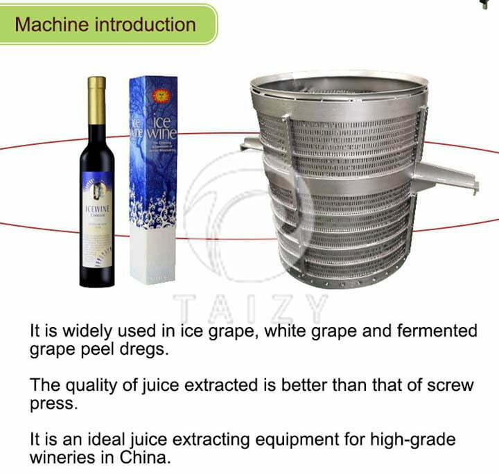 Ice grape press machine 4