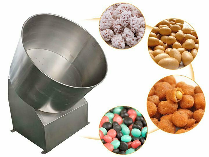 Nut coating machine