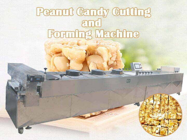 Peanut candy cutting machine