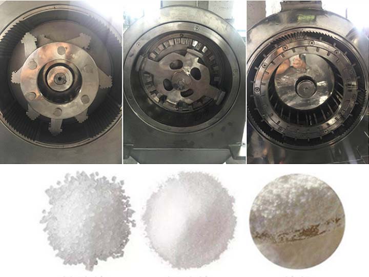 Pharmaceutical powder grinder molds