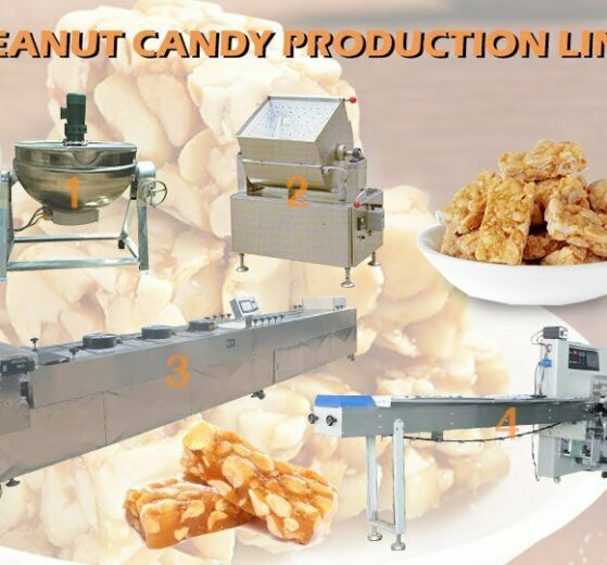 Peanut candy production line