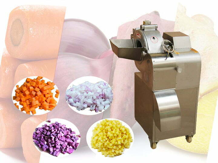 Vegetable and fruit dicing machine