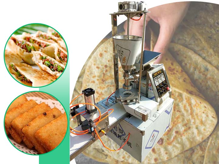 Stuffed paratha making machine