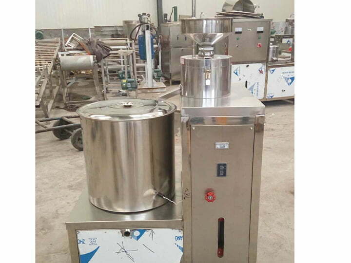 Tofu making machine grinding and boiling part 1