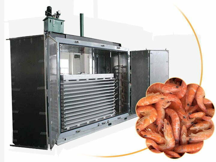 Shrimp contact plate freezer