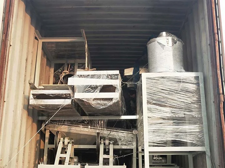 آلة تجهيز جوز الكاجو الصغيرة تباع لنيجيريا 3 صورة التسليم