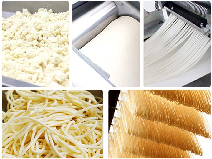 noodle making process