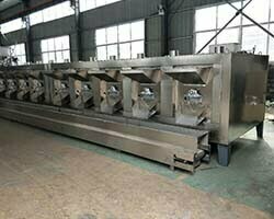 Cocoa bean roasting machine