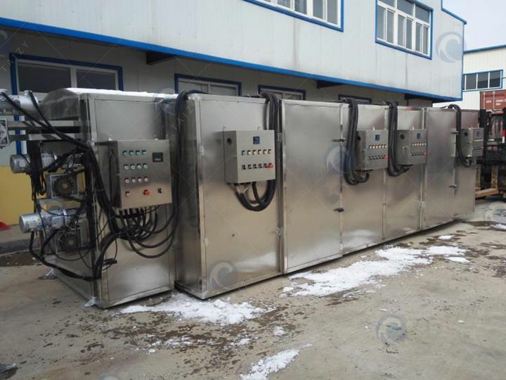 Máquina de secar gengibre