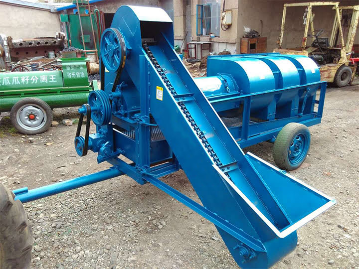 pine nut shelling peeling machine