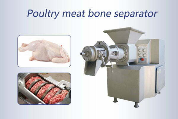 Separador de ossos de carne de aves