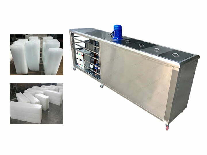 Máquina industrial de bloco de gelo grande