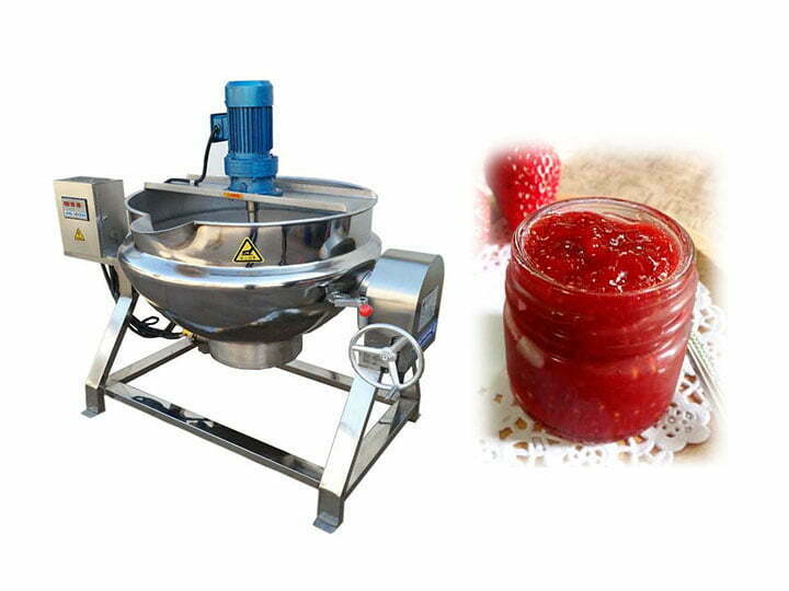 fruit jam cooking making machine