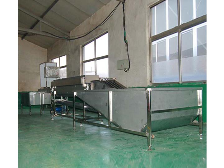 Egg washing production line sold to cambodia