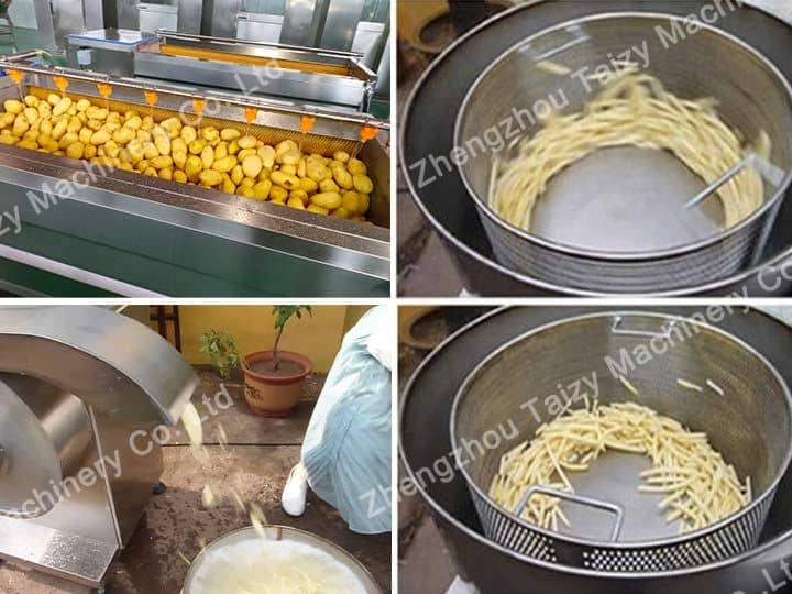 French fries production turkey