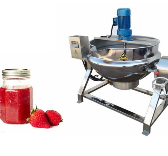 commercial jam cooking kettle
