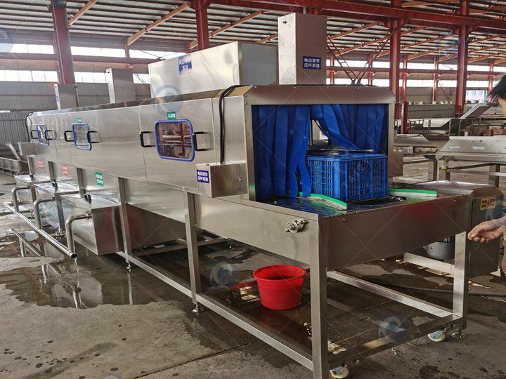 Commercial plastic basket washer machine 1