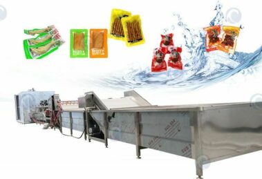 Linha de lavagem de alimentos embalados a vácuo