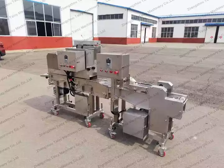 machine à pâte et à panure intégrée